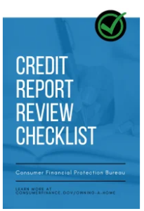 Credit Report Review Checklist