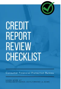 Credit Report Review Checklist